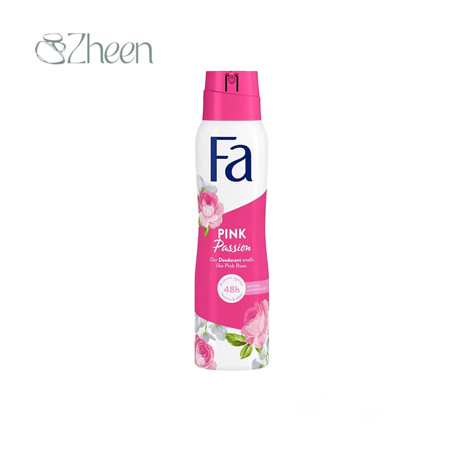 اسپری ضد تعریق مدل pink passion فا 150ml